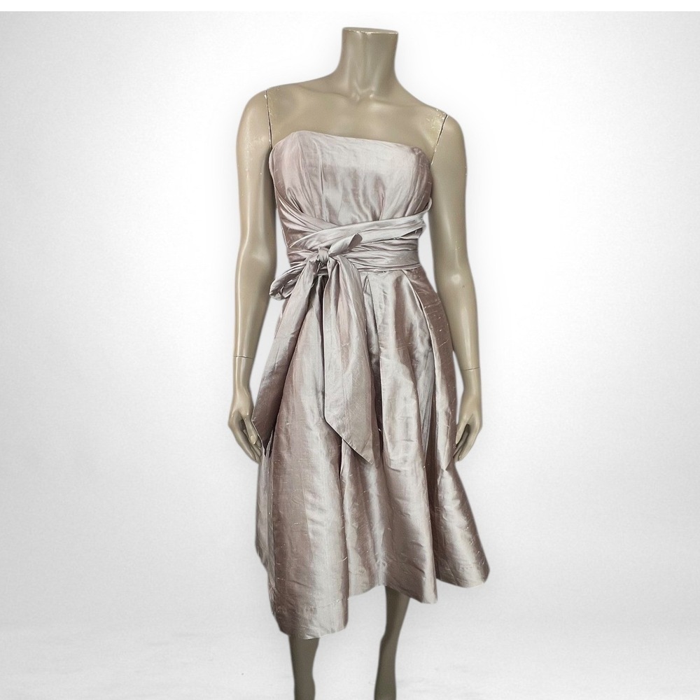 DESSY Collection Strapless Midi Dress 8‎